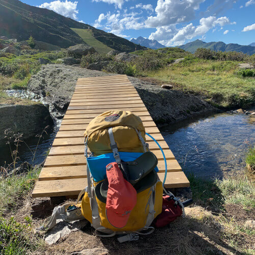 Packing for a hut hike