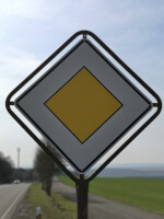 Priority Road compressed Priority road sign