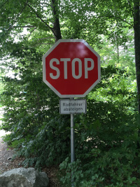 Stop compressed Photo of a stop sign