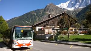 Bus in Chamonix